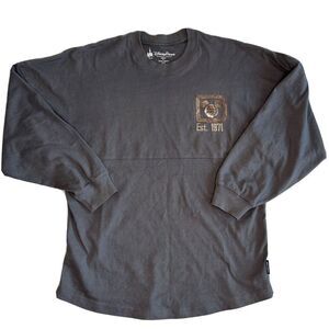 Walt Disney World Parks Grey Gold Sequins Spirit Jersey Size XS